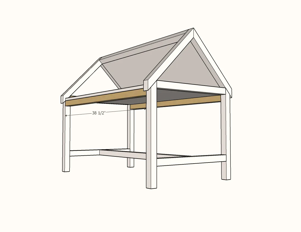 House Play Table with Angled Desktop, step 7