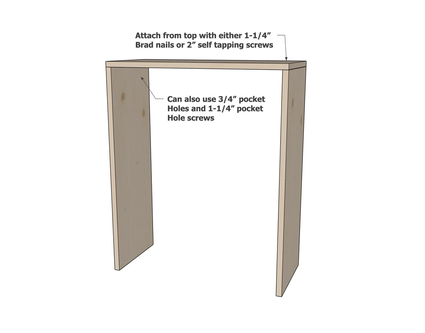 How to Build 1x12 Bookshelves with Pine Boards (With Free Custom Configurator, Diagrams & Photos), step 2