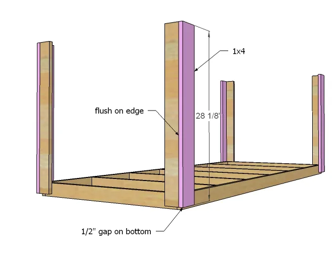 How to Build a Floating Table with a Door, step 3