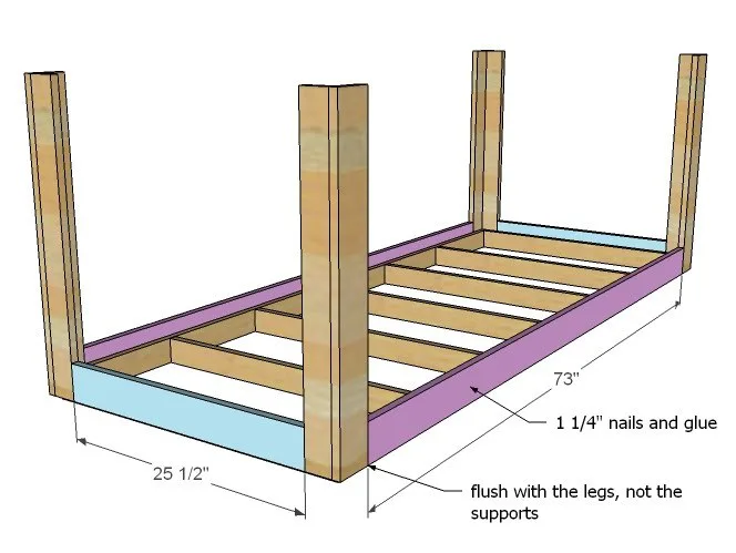 How to Build a Floating Table with a Door, step 4
