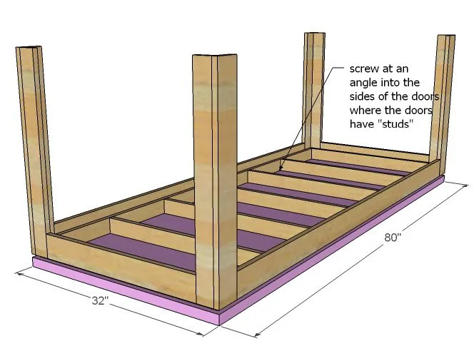 How to Build a Floating Table with a Door, step 5