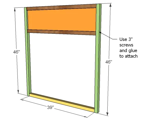 How to Build a Fort Bed, step 2
