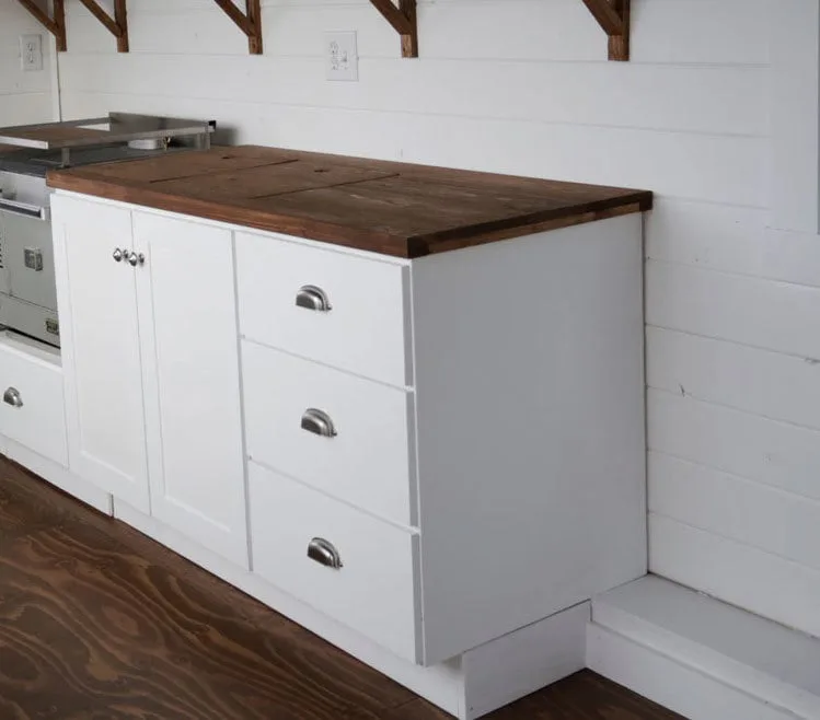 How to Build Kitchen Cabinet with a 2x4 Base