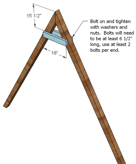 How to Build a Swing Set for the Playhouse!, step 2