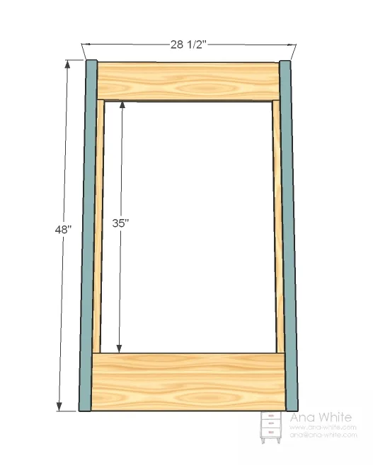 How to Build a Vanity Mirror, step 1