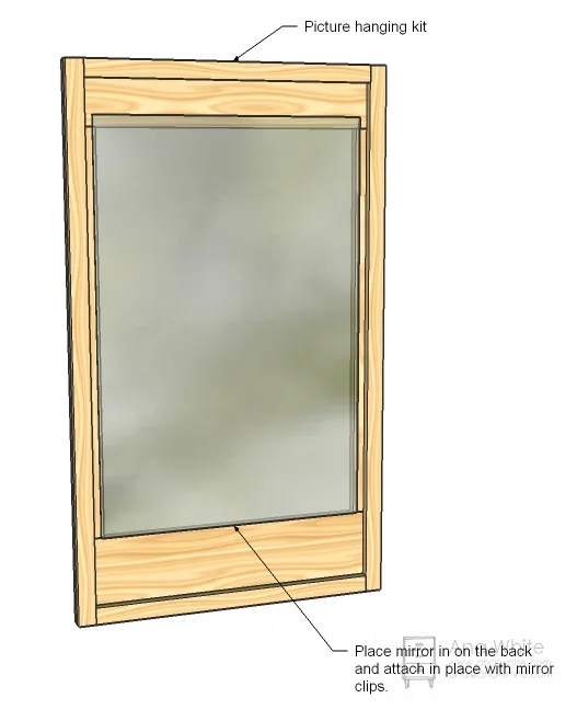 How to Build a Vanity Mirror, step 3