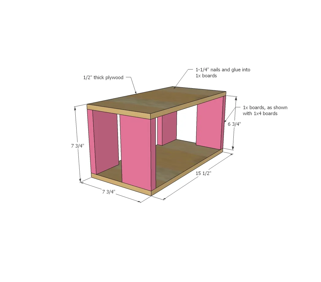 HOW TO: Modular Stackable Dollhouse, step 1