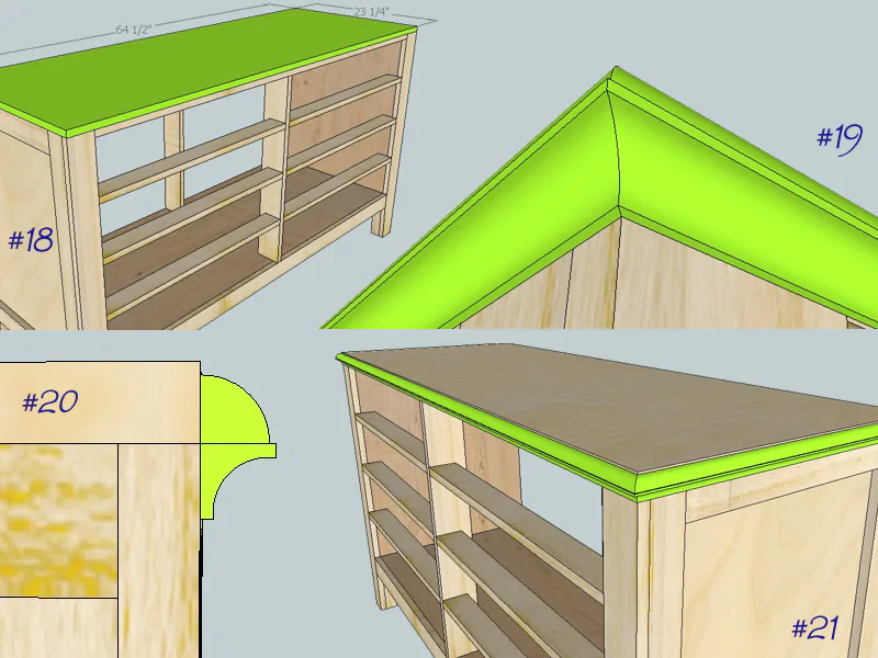 Hudson Dresser, step 6