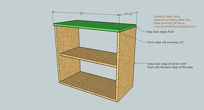 Hutch with Doors for the Modular Playroom Media Wall Collection, step 2