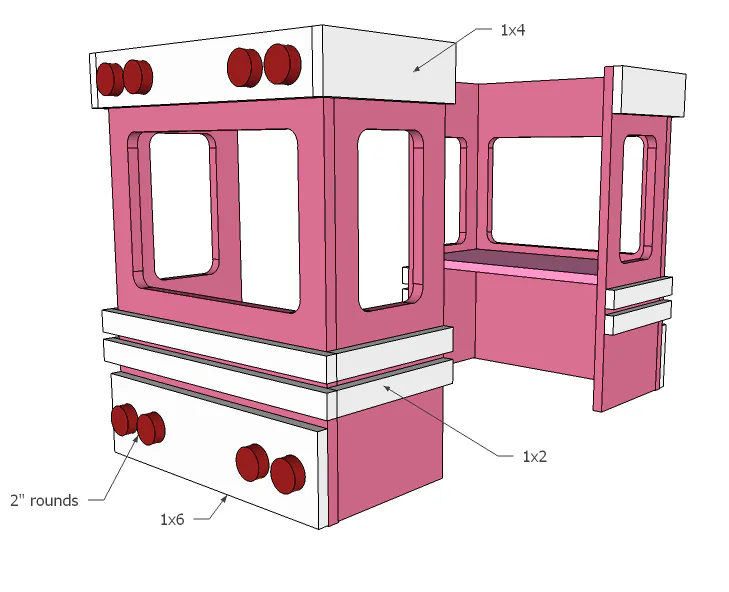 Ice Cream Truck Play Table or Desk, step 6