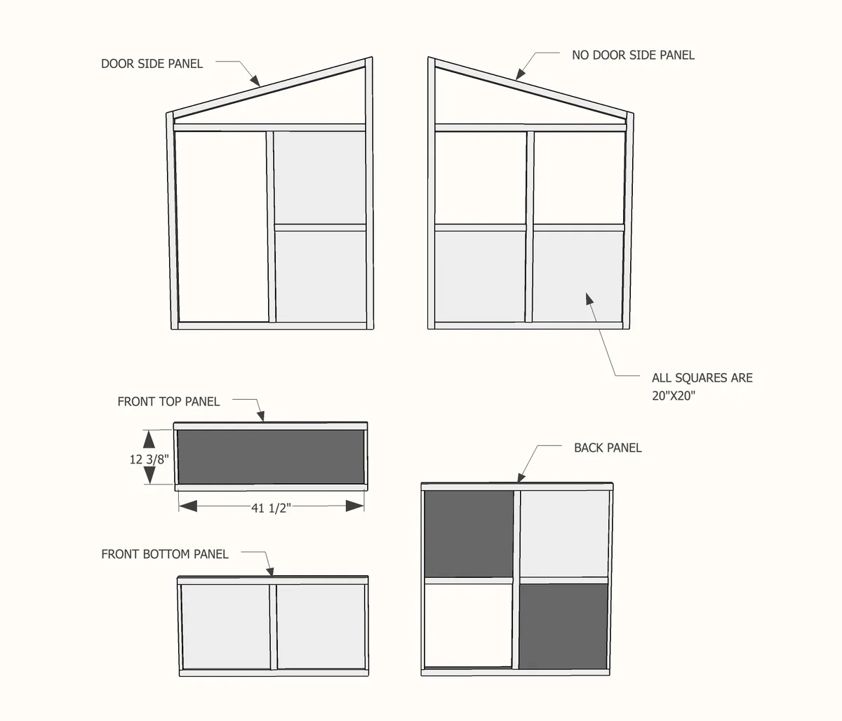 Indoor Playhouse Modern Bungalow, step 7