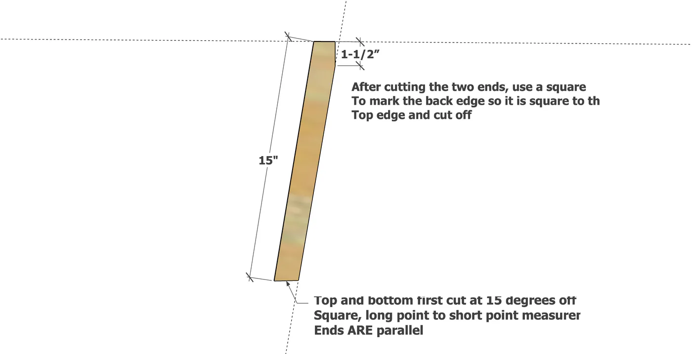 K Cup Holder Ladder, step 1