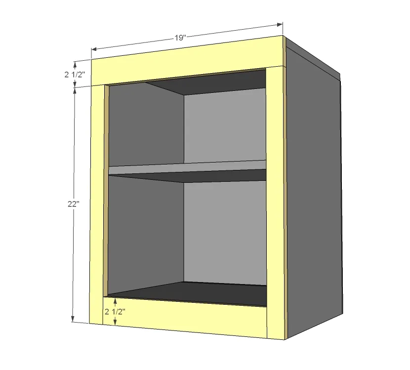 Katie Nightstand Open Shelf, step 3