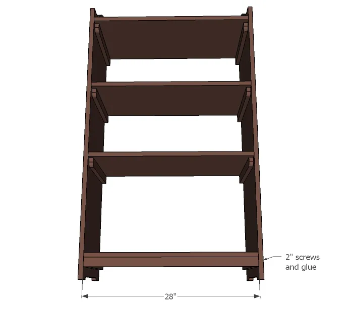 Kids Storage Bookshelf, step 5