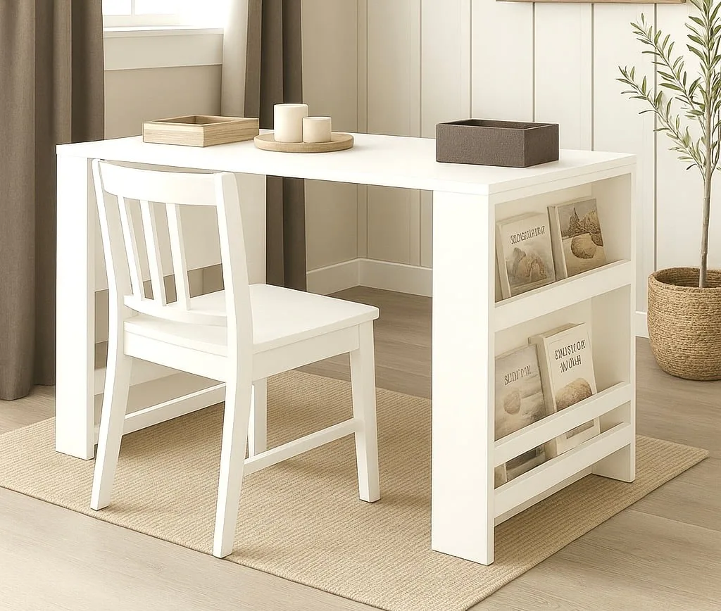 Kids Storage Leg Desk