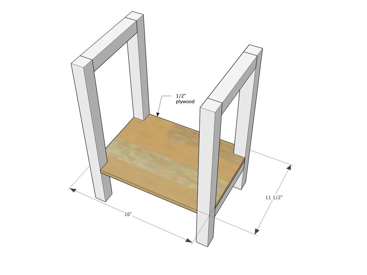 Kids Wood Play Toy Grill, step 2
