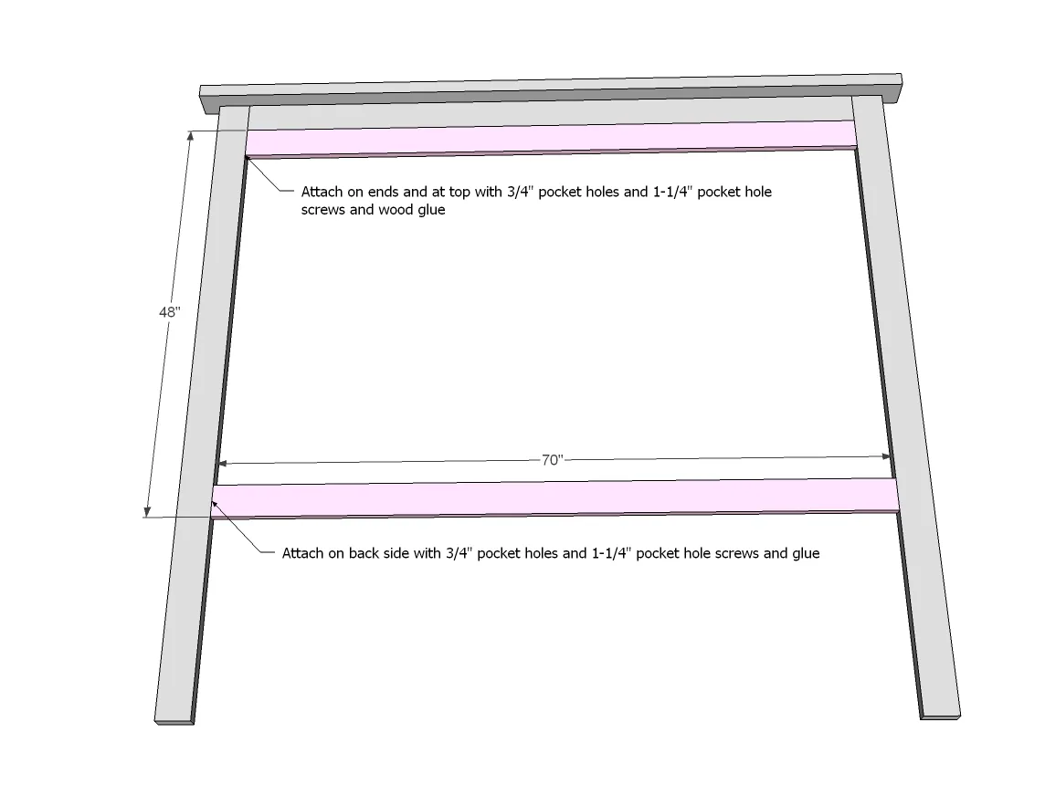 King Panel Headboard, step 3