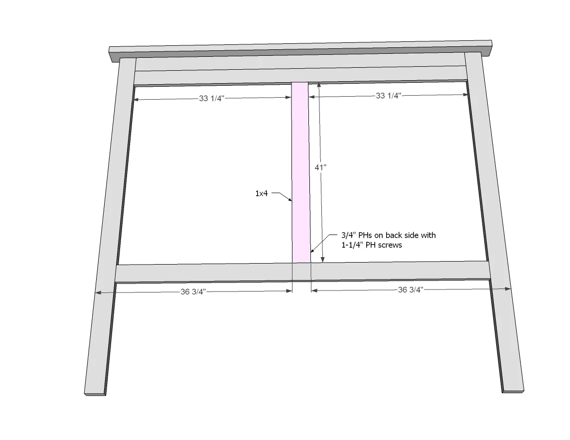 King Panel Headboard, step 4