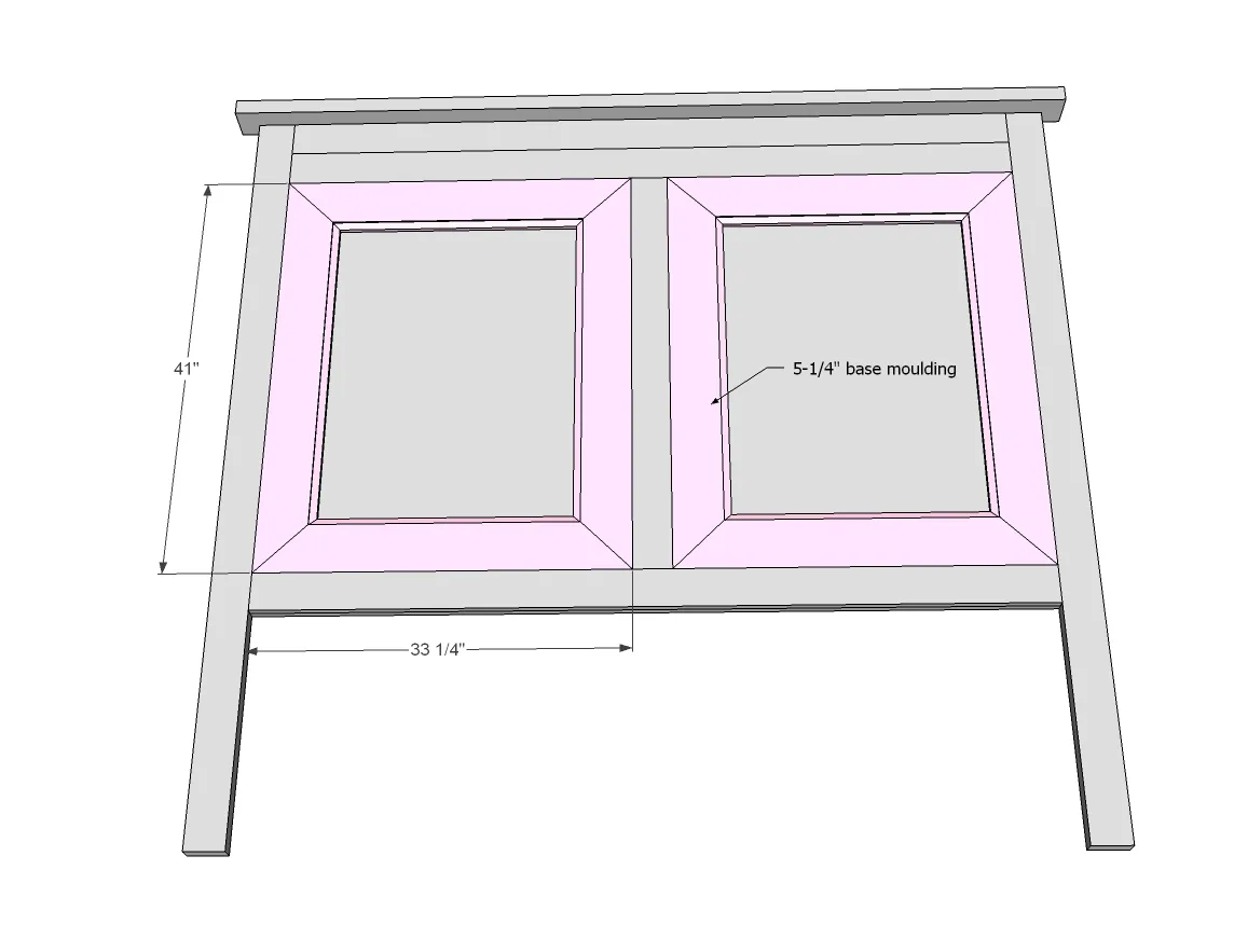 King Panel Headboard, step 6