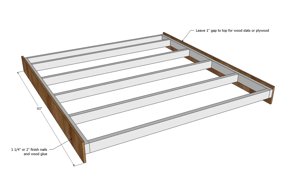 King Size Fancy Farmhouse Bed, step 9