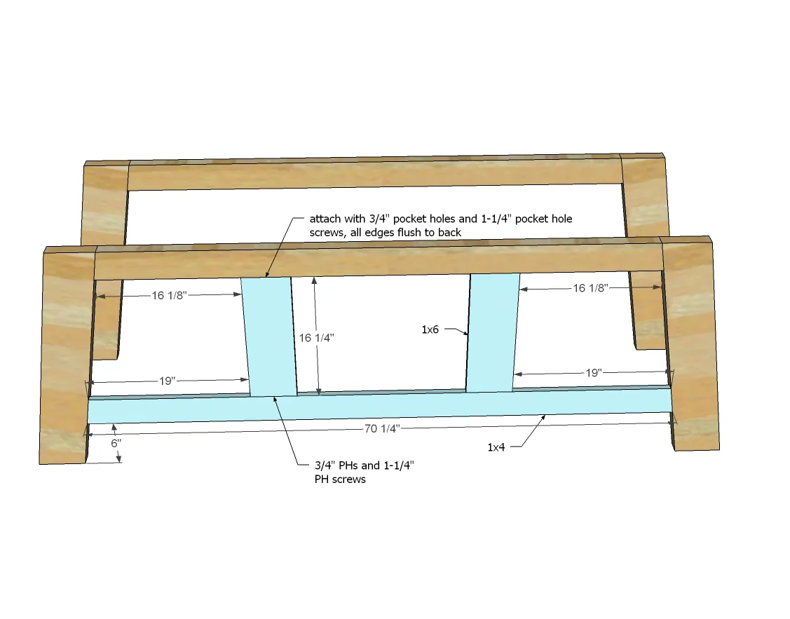 Large Henry Desk, step 2