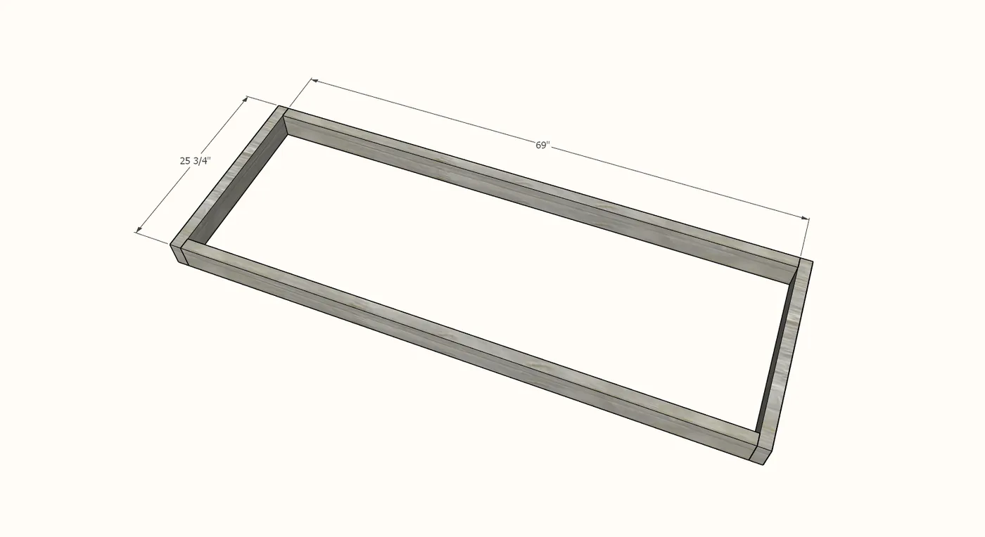Large Modern Porch Swing Couch, step 1