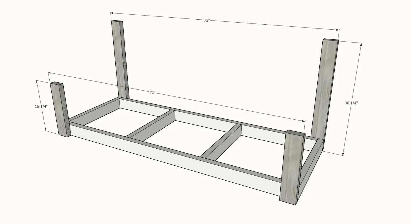 Large Modern Porch Swing Couch, step 3