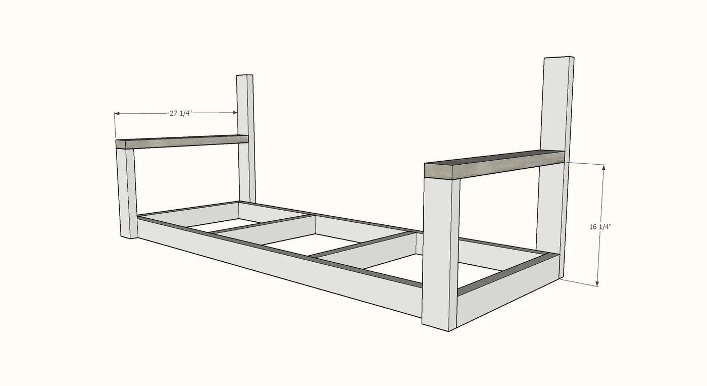 Large Modern Porch Swing Couch, step 4
