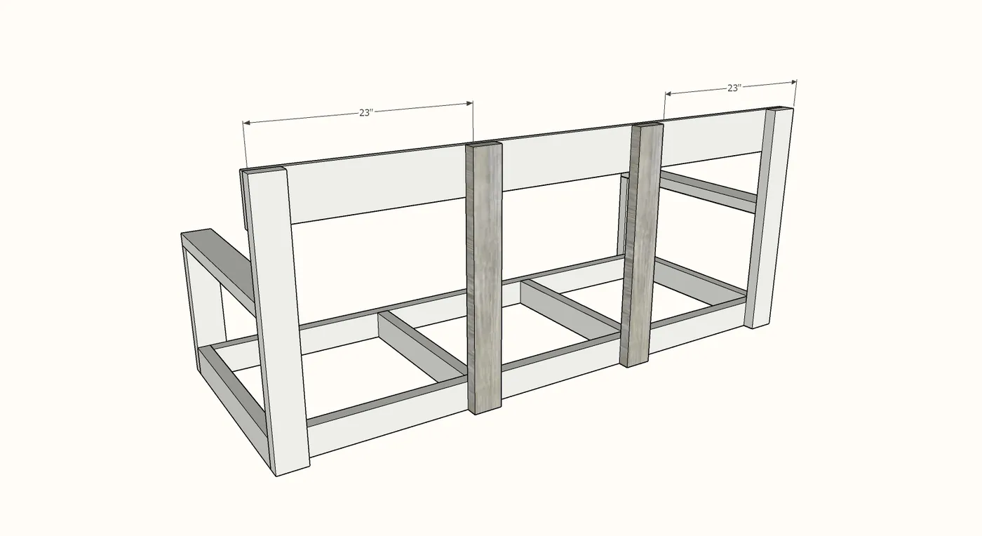 Large Modern Porch Swing Couch, step 6