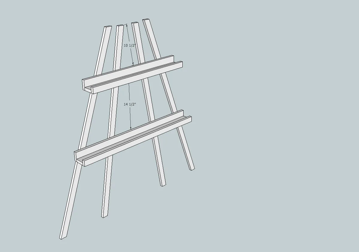 Ledge Display Easel, step 2