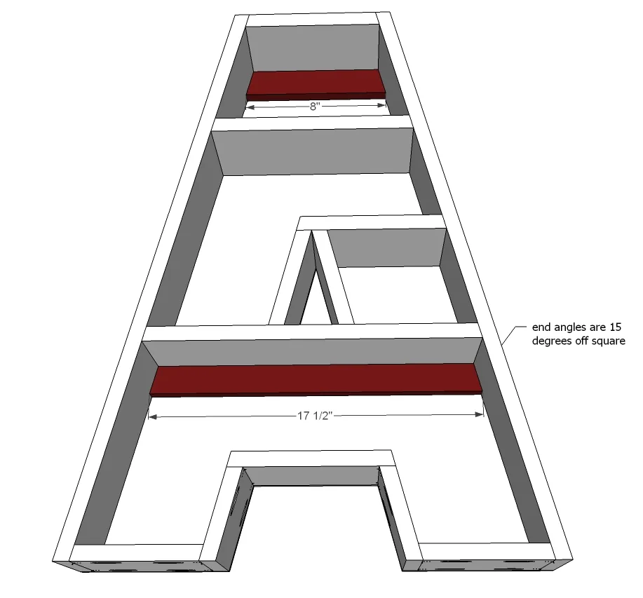 A Letter Shelf, step 9