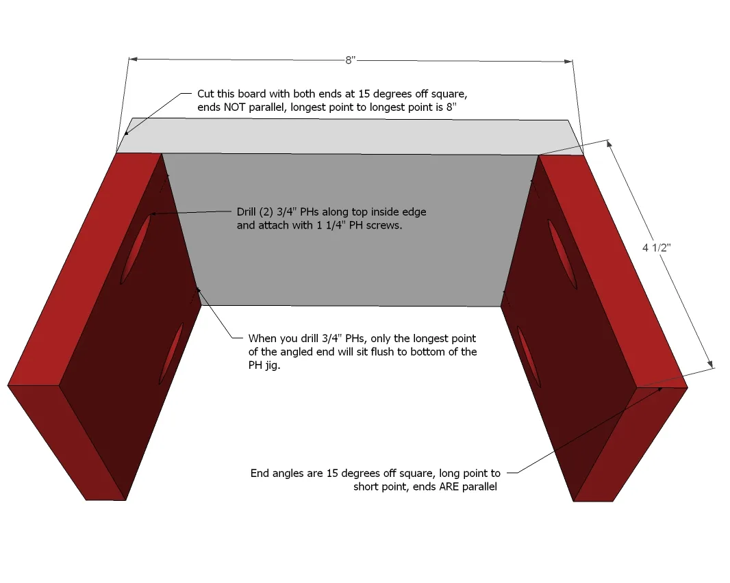 A Letter Shelf, step 1