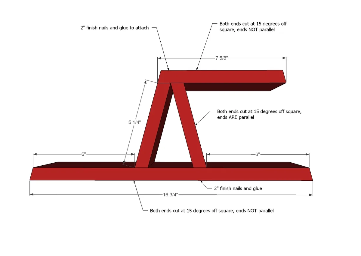 A Letter Shelf, step 6