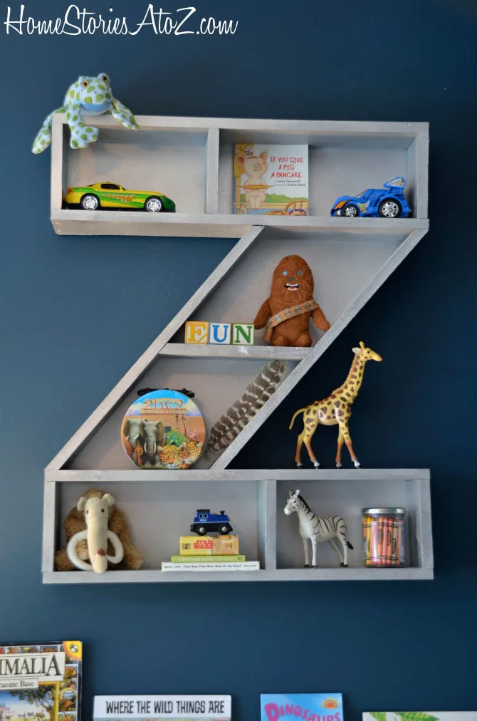 Letter Z Shelf