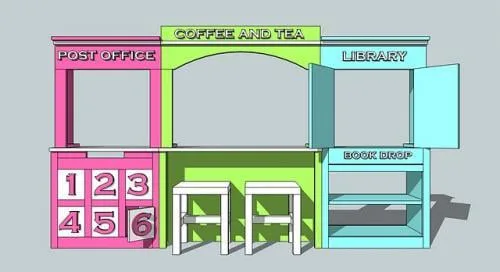 Library Base for Grace's Town Collection
