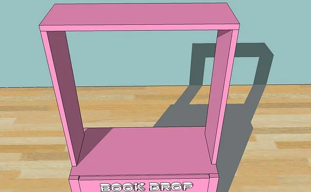 Library Hutch for Grace's Town, step 1