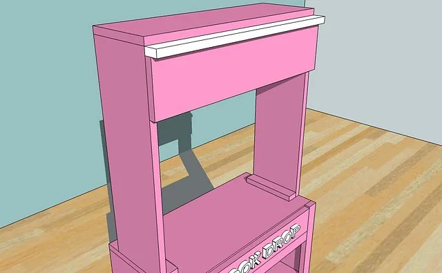 Library Hutch for Grace's Town, step 4