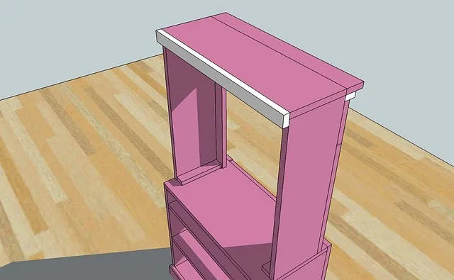 Library Hutch for Grace's Town, step 7