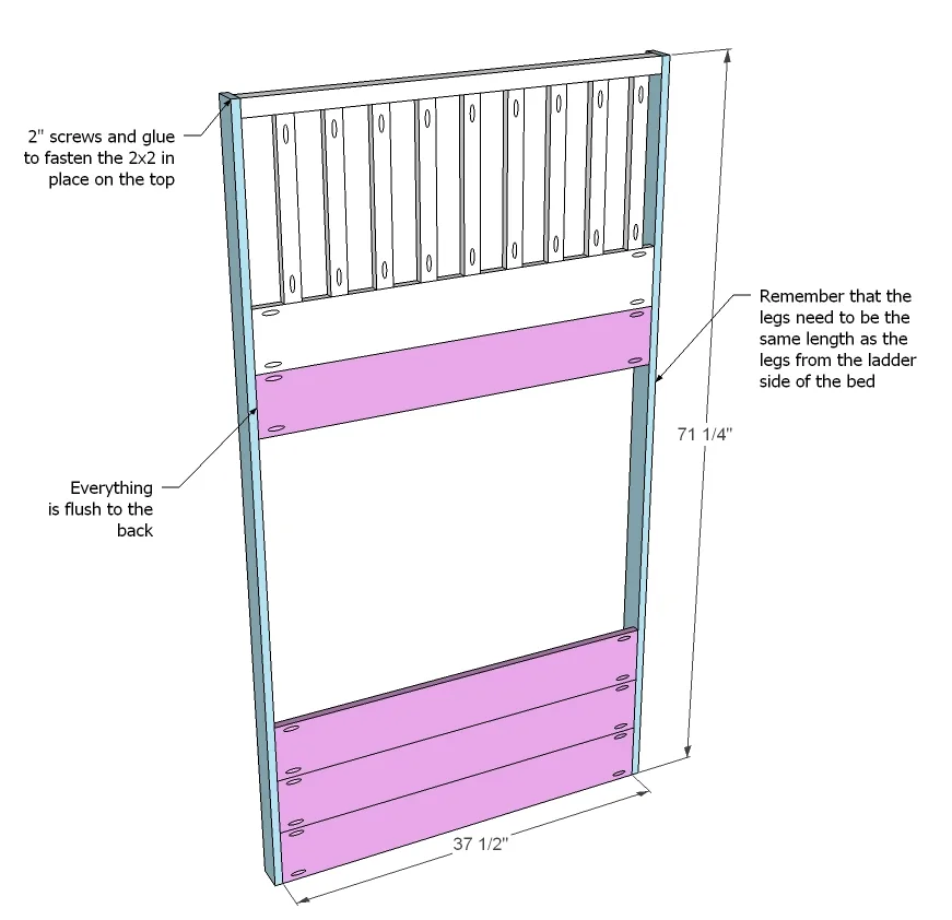 Little Cottage Loft Bed, step 7