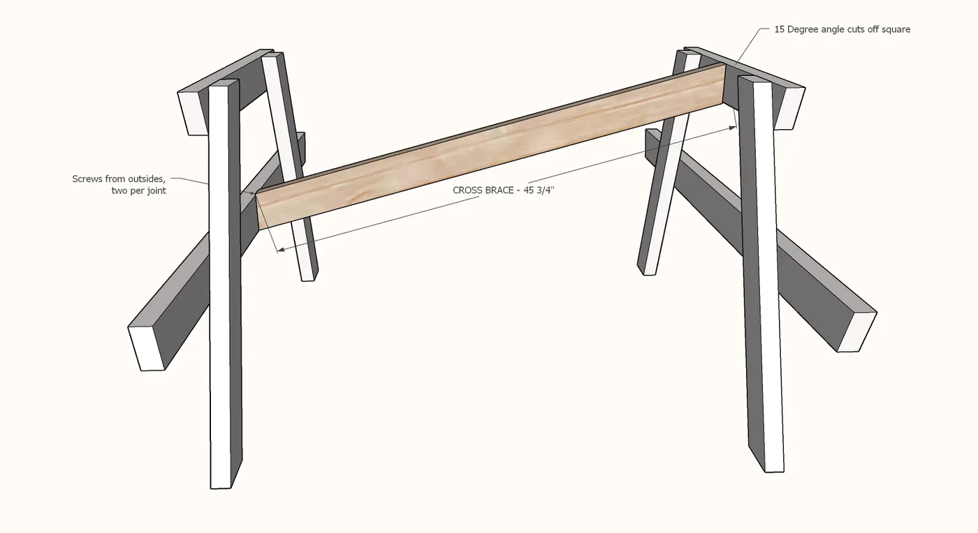 Long Picnic Table, step 3