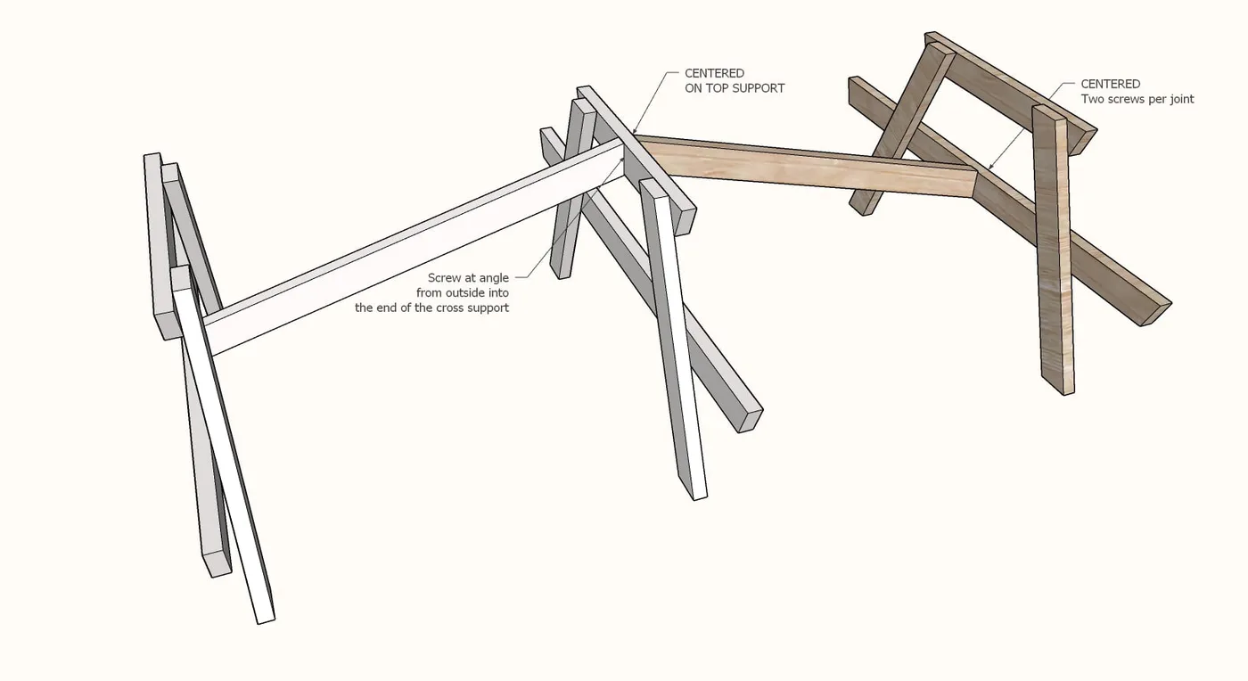 Long Picnic Table, step 4