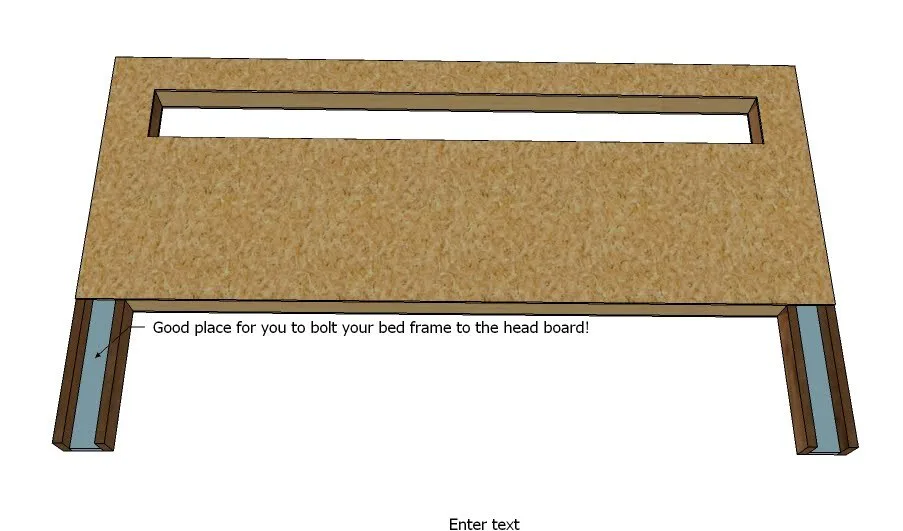 Low Modern Cutout Headboard, step 6