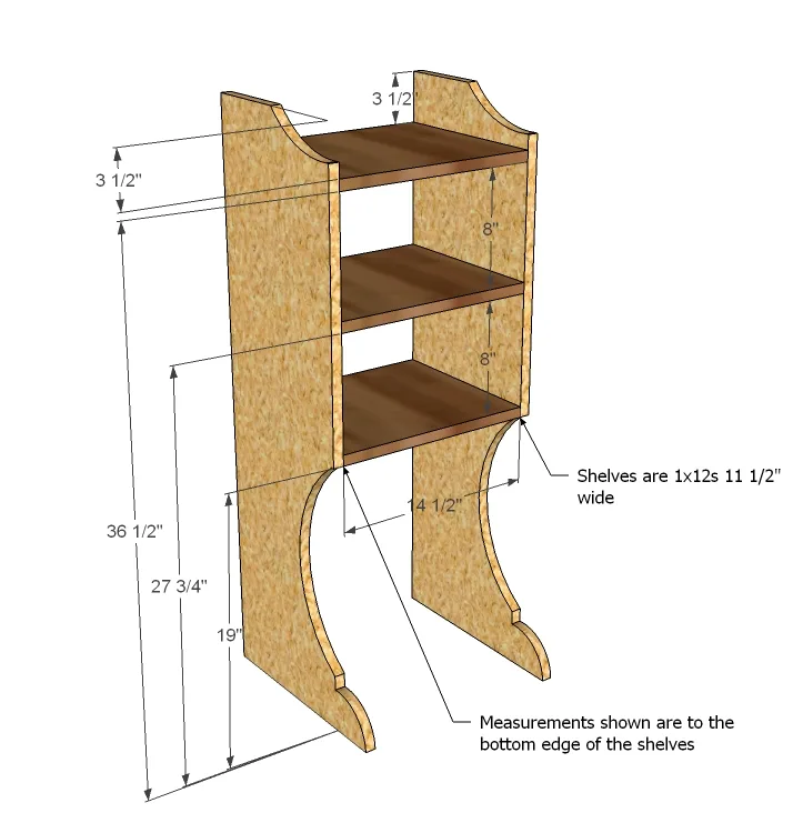 Madeline Side Hutch for Changing Wall, step 3