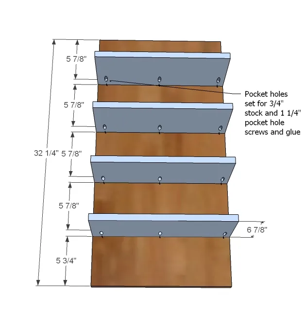 Master Closet System Shoe Cubbies, step 1