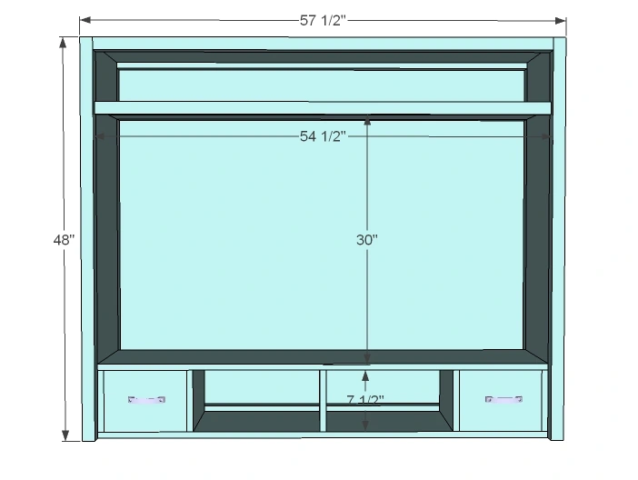 The Media Hutch dimension diagram 1