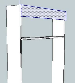 Media Hutch with Crown, step 2