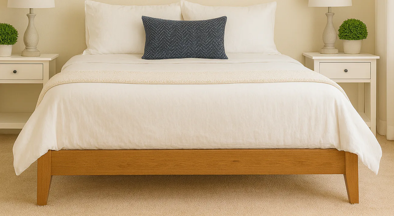 Mid-Century Inspired Platform Bed