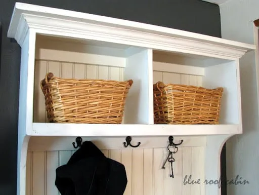 Mimi's Narrow Hall Tree Hutch