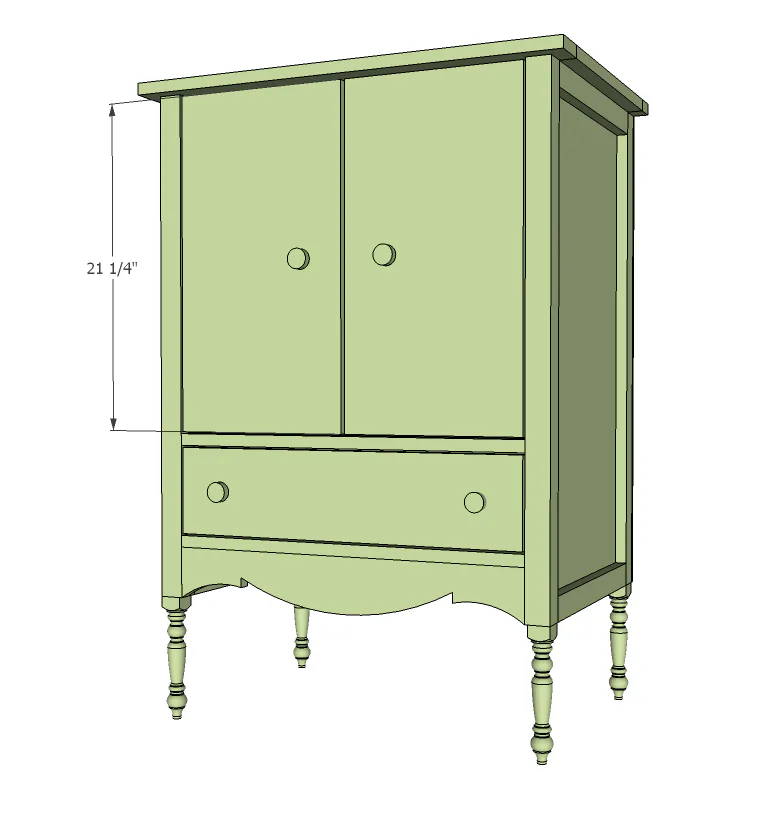 Mini Armoire Cabinet, step 9