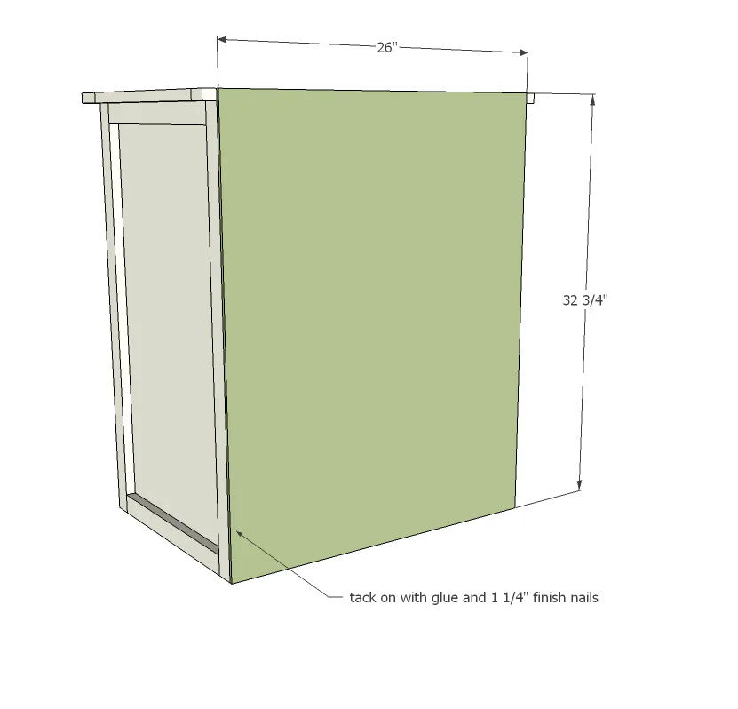 Mini Armoire Cabinet, step 5